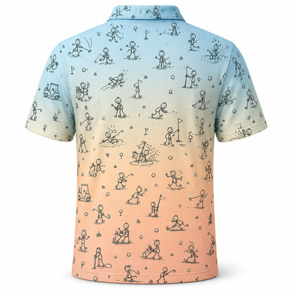 Ombre Stick-Figure Golf Antics AOP Polo - Polo shirt - All over printed 4ec48843-2d32-47d1-9b1f-7c8fe7dd7fa8.jpg