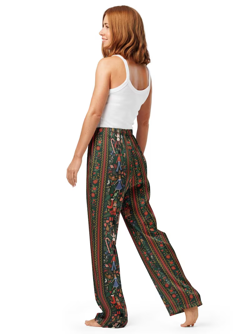 NUTCRACKER BALLET CHRISTMAS Women’s Satin Pajama Pants, Winter Holiday Loungewear Pants, Xmas Fairytale Sleepwear Bottom, Festive Clothing, Gift For Hers 4ecde9be-f60b-46ed-93c4-906ec5a2dc85-il_794xN.7351851179_eex7_converted.png