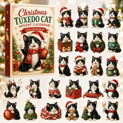 Christmas Tuxedo Cat Advent Calendar 2026 - 24-Day Festive Countdown, Acrylic Charms Blind Box - Gift For Cat Lovers 4ef8673e-b74b-43a5-a828-162af2416ec3-tuxedo-cat.jpg