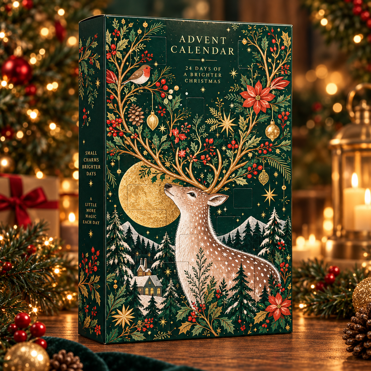 King Of The Forest Traditional Advent Calendar With 24 Acrylic Charm– 24-Day Christmas Countdown 4f41486c-8e4f-473d-9716-6a9456a725ec-t3.png