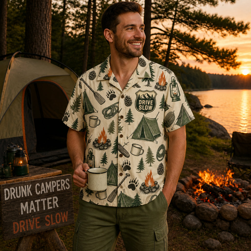 Drive Slow Drunk Campers Matter – Camping Pattern Hawaiian Shirt - Hawaiian Shirt - AOP 4fff830c-9b44-4b7f-8631-049500bd5763.jpg