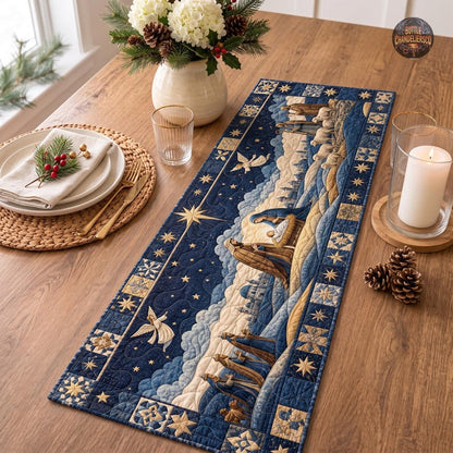 Holy City Quilted Table Runner, Jerusalem Biblical Night Scene, Christian Holiday Table Decor, Religious Home Gift 5065167d-6610-4d62-adc5-6d52cd37fd72-g2.jpg