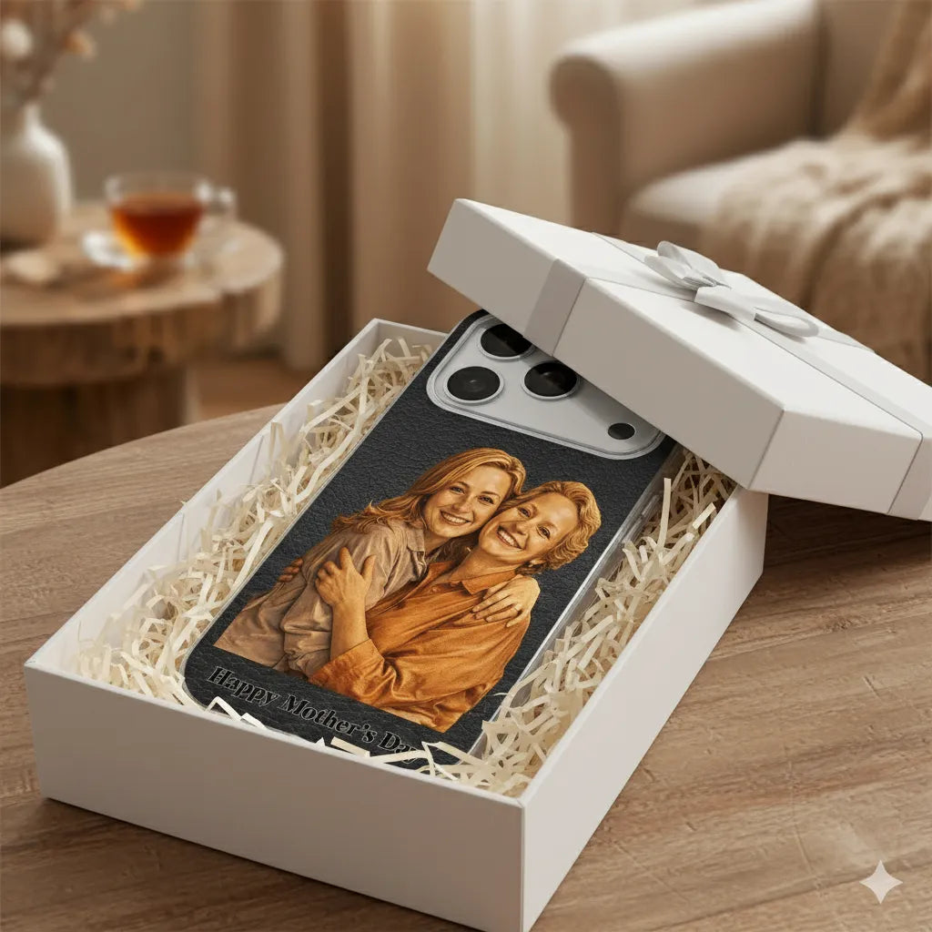 Custom Mom & Baby 3D Relief - Personalized Phone Case