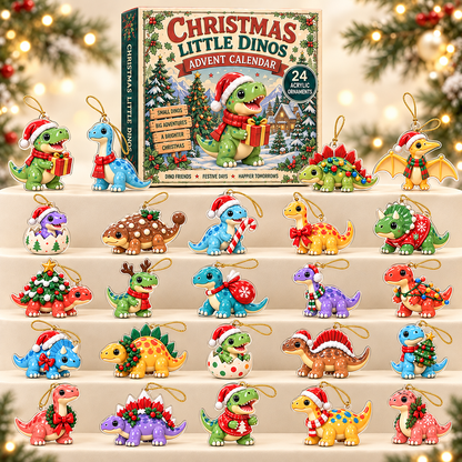 Christmas Little Dinos Advent Calendar 2026 - 24-Day Festive Countdown, Acrylic Charms Blind Box - Gift For Dinosaurs Lovers 519ec902-c7e9-4b66-a36e-f6f042d8029a-dino-box-charms.png