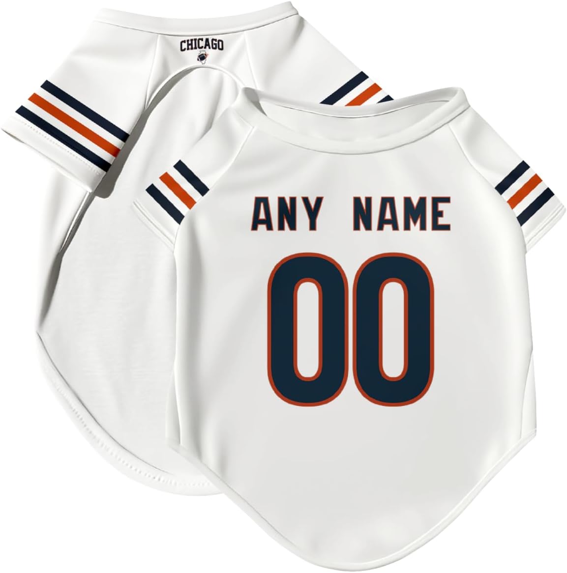 Chicago Dog T-Shirt Jersey Style Pet Clothes Personalized Custom Name and Number Gifts 51GCxXbOa8L._AC_SL1200.jpg