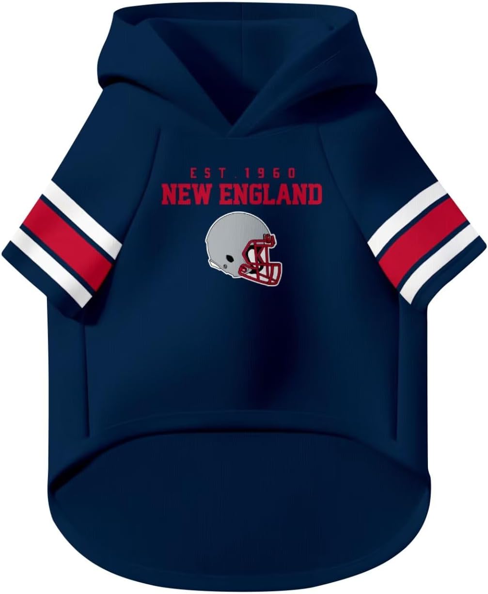 New England Dog Hoodie T-Shirt Pet Clothes Jersey Custom Name and Number Gifts 51JlRxhE7-L._AC_SL1500.jpg