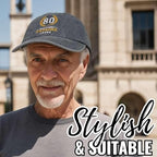 80th Birthday Gifts Embroidered Cap, Funny Birthday Gifts for Men, Custom Yearolds 80 70 60 Adjustable Hat Gifts Accessory for Birthday & Christmas Grey 51NNA8SKitL._AC_SX522.jpg