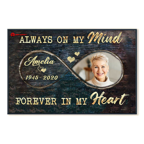 Infinity Love For My Angel Memorial Photo Canvas Memorial Gift 51_1.jpg