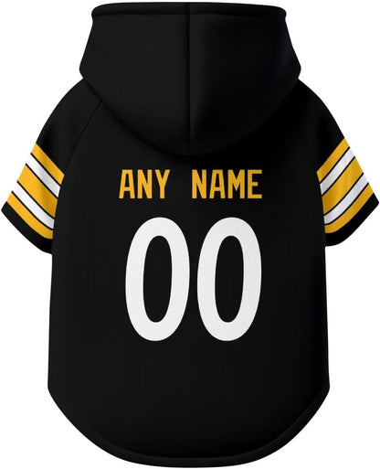 Pittsburgh Dog Hoodie T-Shirt Pet Clothes Jersey Custom Name and Number Gifts 51o3599V8_L._AC_SL1500.jpg