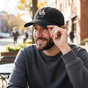 Custom Embroidered Outline Photo - Portrait Embroidered Dad Cap