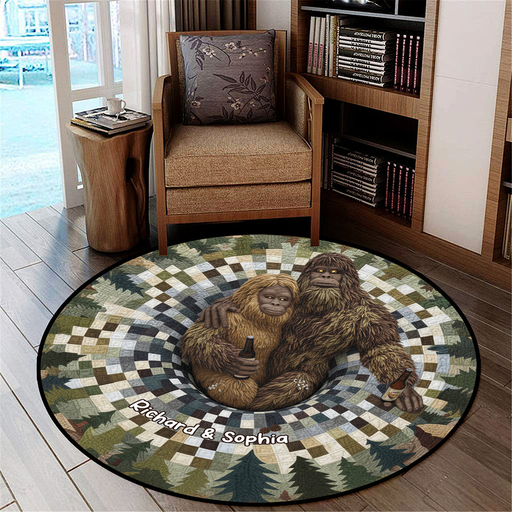 Cozy Forest Escape Round Mat, Halloween Personalized Gifts For Couple 528a9717-9d2b-47fa-983b-442c0bf74d32-4.jpg
