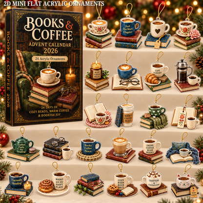 Book & Coffee Advent Calendar 2026 - 24-Day Festive Countdown, Acrylic Charms Blind Box - Gift For Reading Lovers 5388fc0c-6c43-42d0-8420-2fd8da5d6c95-book-text.png