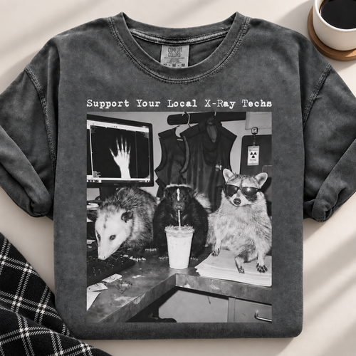 Comfort Colors Xray Technologist Shirt, Raccoon Radiology T-shirt, Possum Rad Grad Shirt, Radiologic Tech Tee, Cute Department, Gift For Friends 5392b038-9f25-4a4d-b45f-d87eac908339-fg567.png