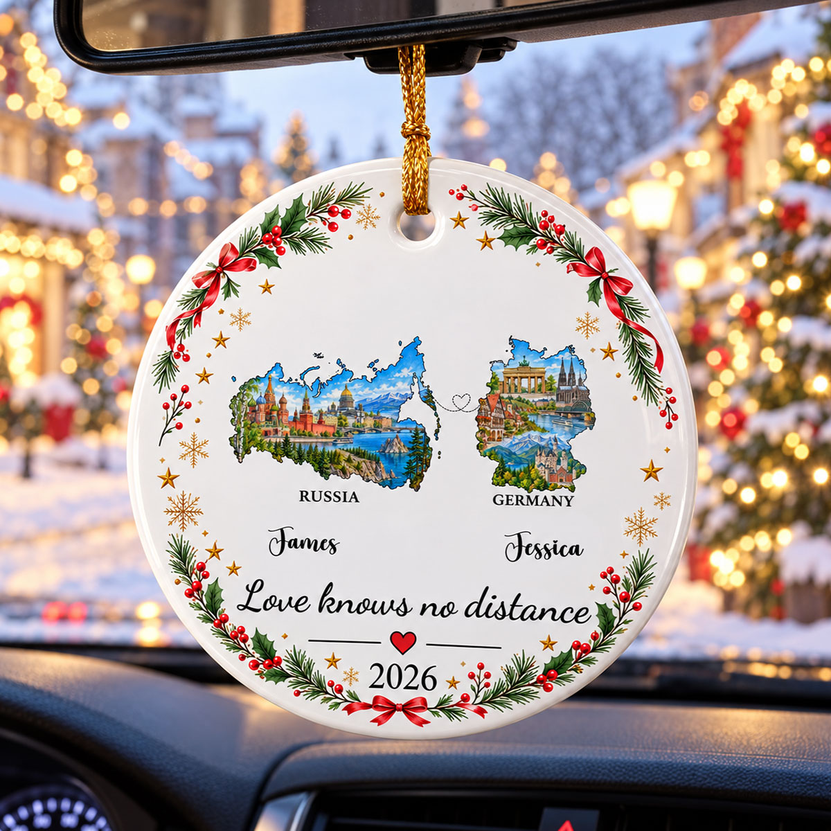 Love Knows No Distance State Map - Personalized Ceramic Ornament - Christmas Gift For Long Distance Couples, Boyfriend, Girlfriend, Husband, Wife 54f6b422-421a-4792-8b9b-b23b45b1d10a-3-5-.jpg