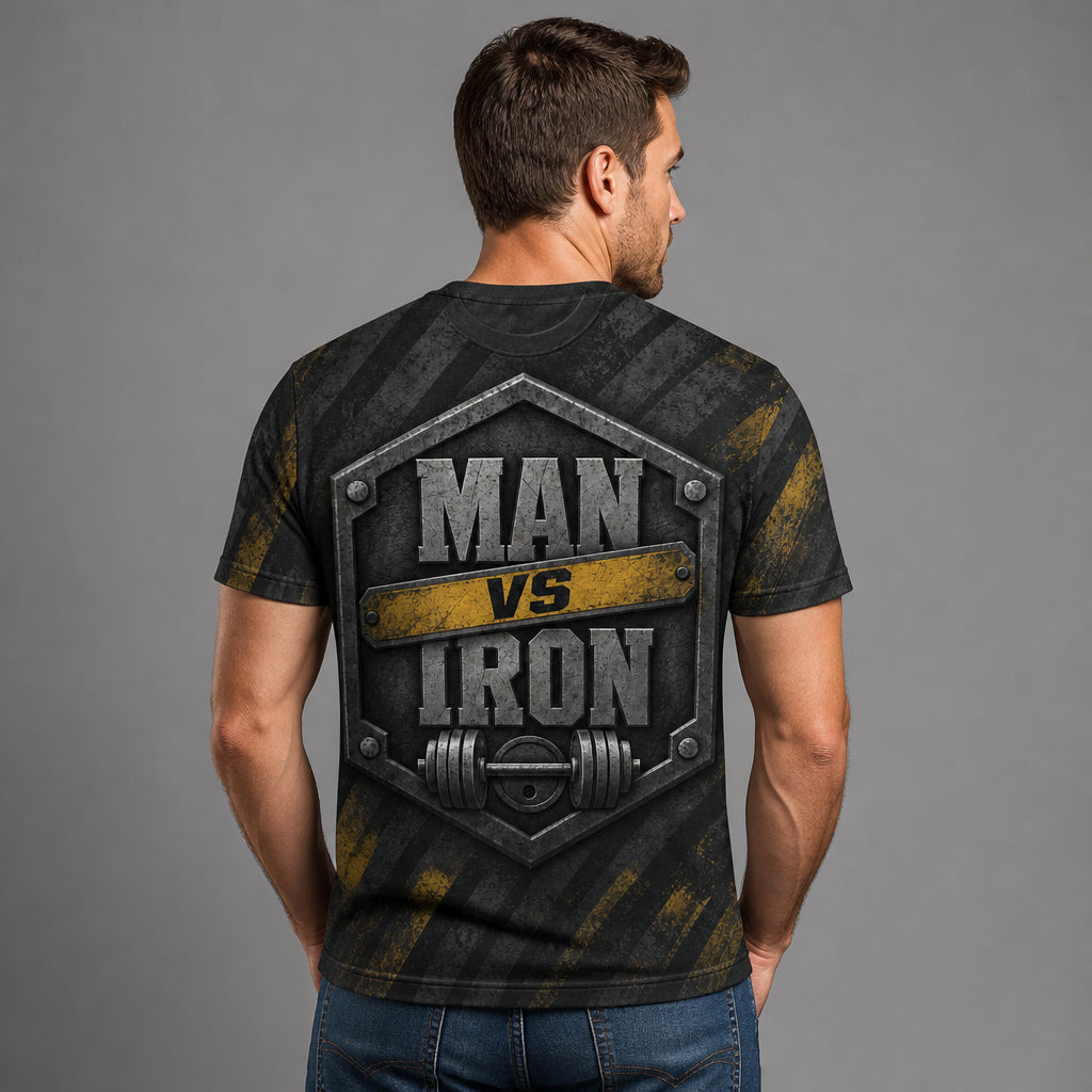 Man Vs Iron Industrial AOP Tee - T-Shirt - All over printed 552482ab-4520-4164-b230-0e412822bb77.jpg