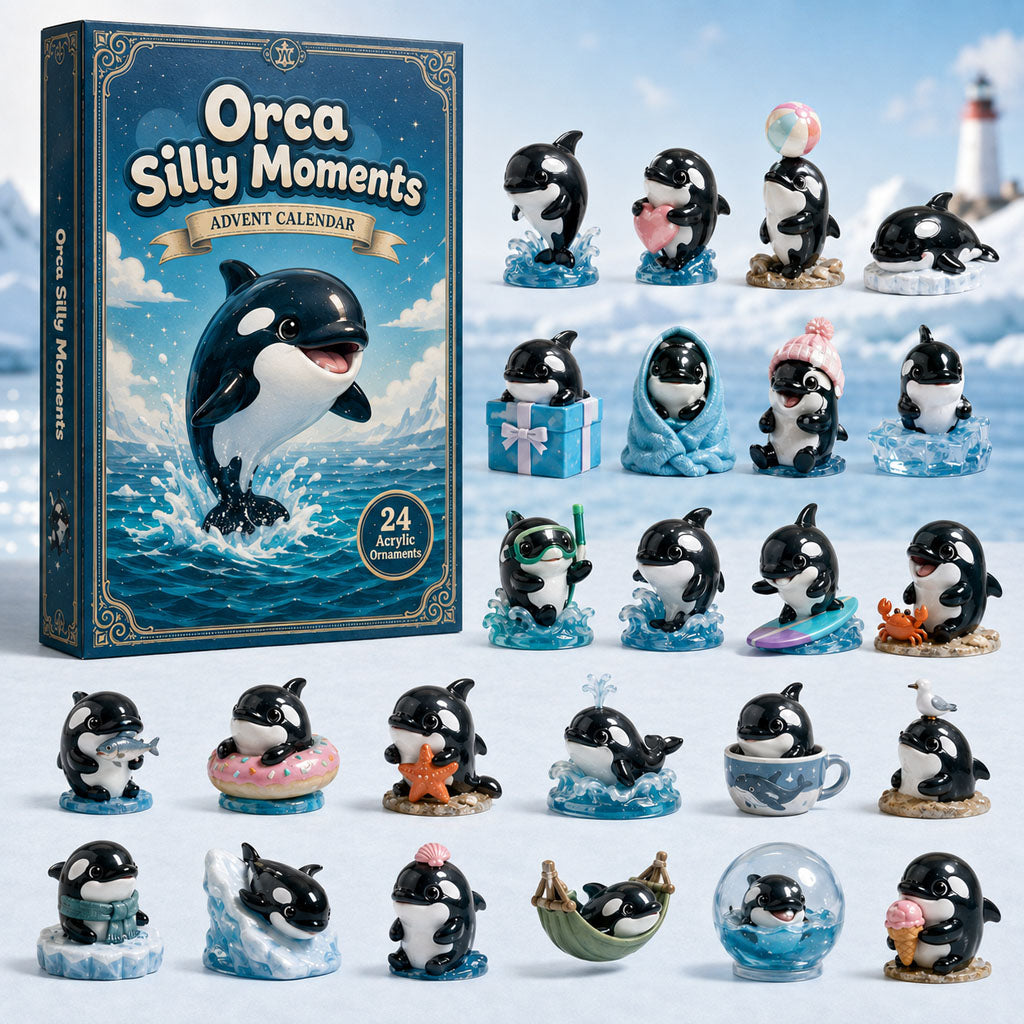 Orca Silly Moments Advent Calendar 2026 - 24-Day Festive Countdown, Acrylic Charms Blind Box - Gift For Orca Lovers 5629a3f3-143f-4470-b7ad-c54e37d53269-orca.jpg
