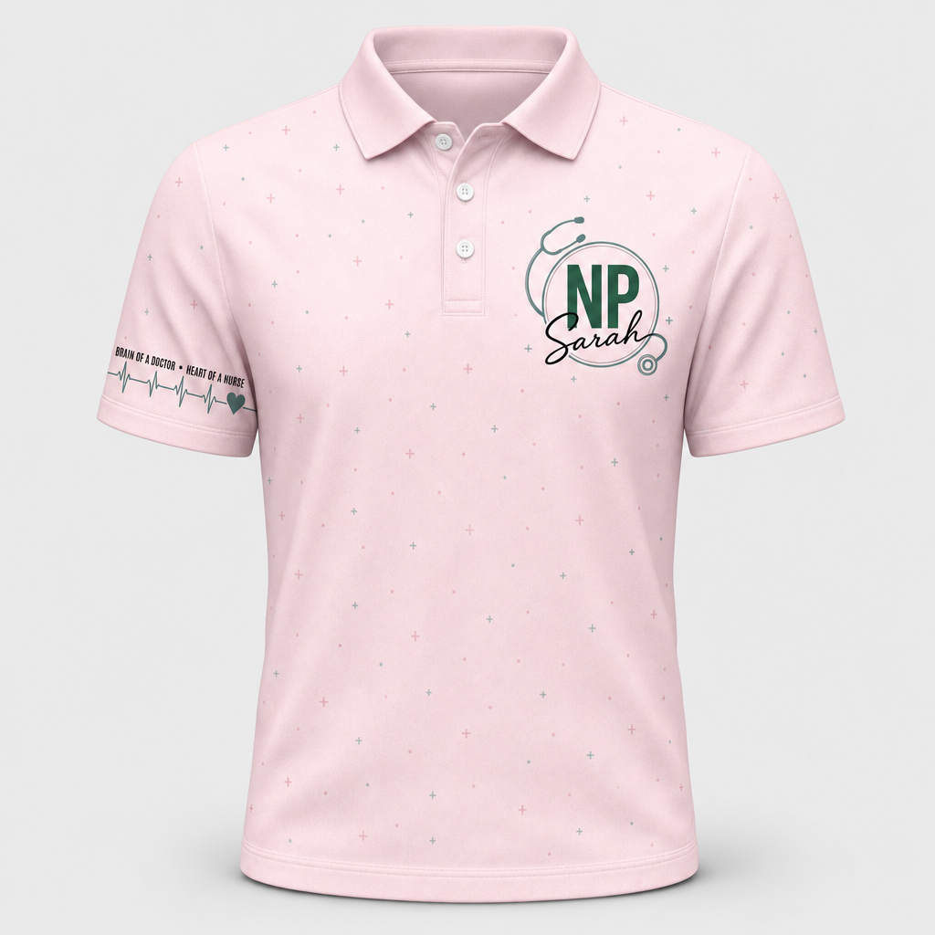 Personalized NP Name Crest Polo for Nurse Practitioners - Personalized Polo shirt - All over printed 564ec07f-f447-4941-9756-f8870a97f8c8.png