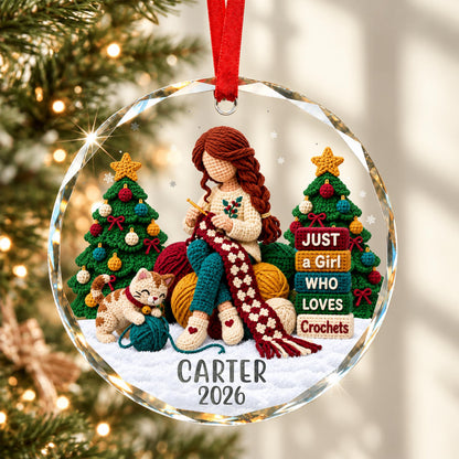 Personalized Crochet Ornament 2026, Crochet Lover Gift, Gift For Knitter, Yarn Lover Gift, Gifts for Crocheters, Knitting Christmas Ornament 56680e4c-4326-4717-8fe3-4e09c0858497-3.jpg
