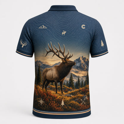 Colorado Elk Hunting AOP Polo – Personalized Name - Personalized Polo shirt - All over printed 56c0ad59-f20d-4c55-9de8-f7b0f1774c4c.jpg