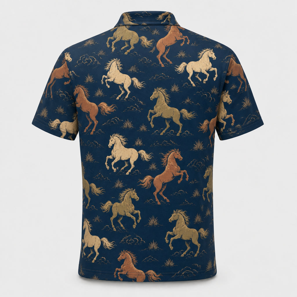 Galloping Horses AOP Polo - Polo shirt - All over printed 572d2213-08b0-43f4-bd30-bfa0676c8071.jpg