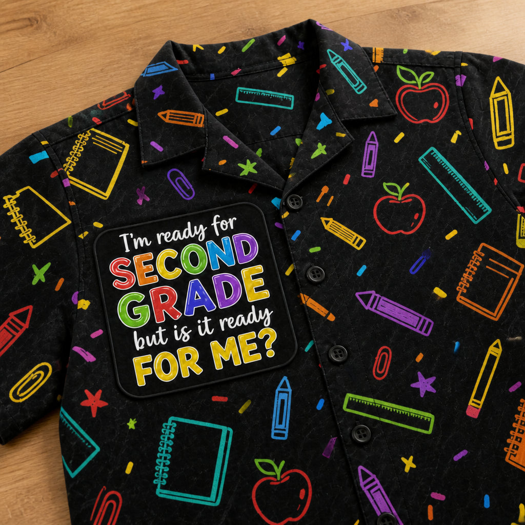 Ready for Second Grade Kids Hawaiian Shirt - AOP - Hawaiian Kids Shirt - AOP 57783f63-132d-441c-ab4b-28e0afaf0230.jpg