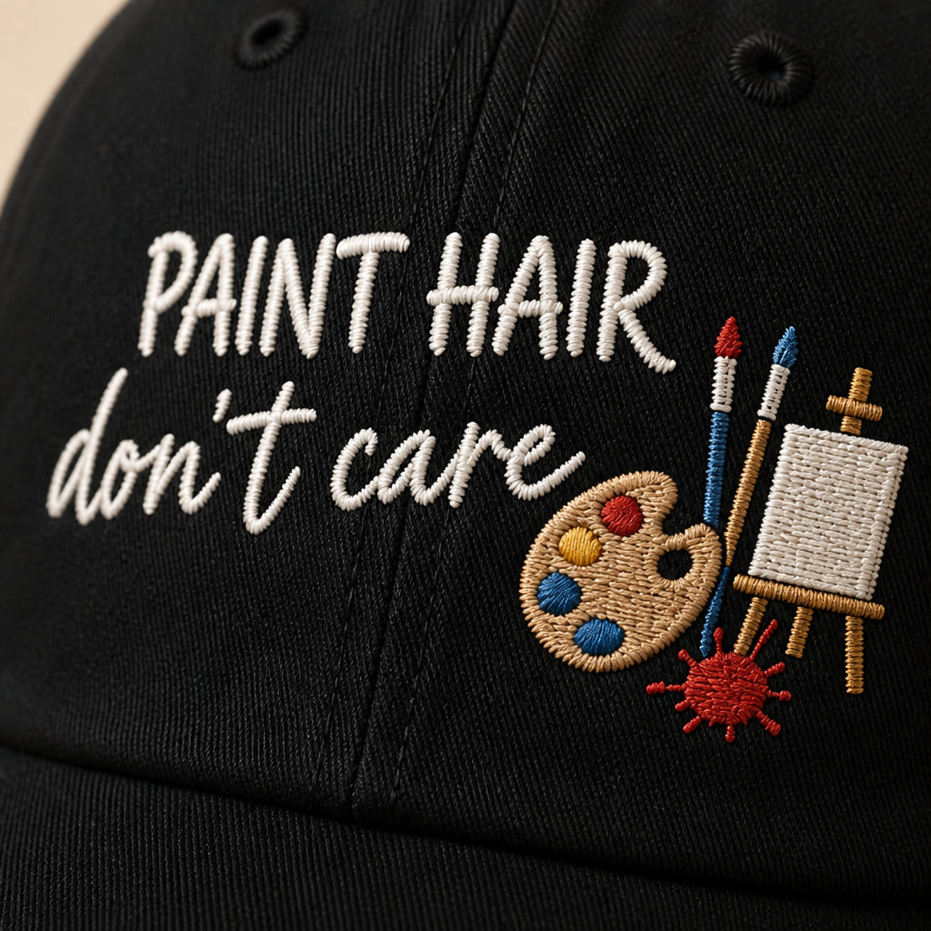 Paint Hair Dont Care Cap - How it is made