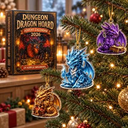 Personalized Dragon Advent Calendar 2026, 24 Acrylic Dragon Charms, 3D Effect Fantasy Countdown Gift For Dragon Lovers, Kid 57baa885-a418-4554-af75-b59fb1820212-L-ch-m-a-v-ng-r-ng-tr-n-c-y-Noel-1.png