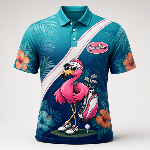 Personalized Flamingo Golfer Tropical Polo - Personalized Polo shirt - All over printed 58226f53-8257-4e56-9ce6-ec3b76581208.png