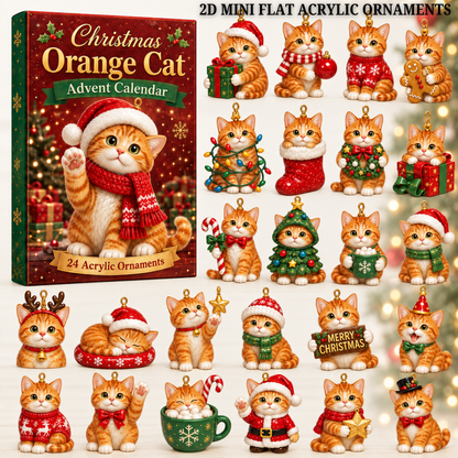 Christmas Orange Cat Advent Calendar 2026 - 24-Day Festive Countdown, Acrylic Charms Blind Box - Gift For Cat Lovers 58359788-a32f-411b-8482-0ea2a0490914-orange-cat-text.png