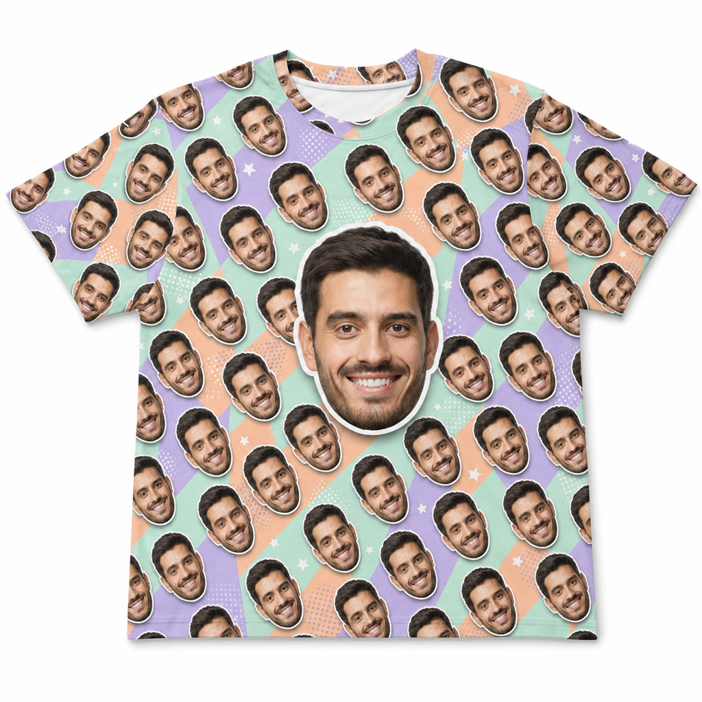 Your Face Pop-Art All-Over Tee - Hero