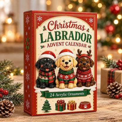 Christmas Labrador Toy Advent Calendar 2026 - 24-Day Festive Countdown, Acrylic Charms Blind Box - Gift For Labrador Lovers 59592b6c-60dd-47f4-bee4-5722ad9bb1ef-labrador-box.png