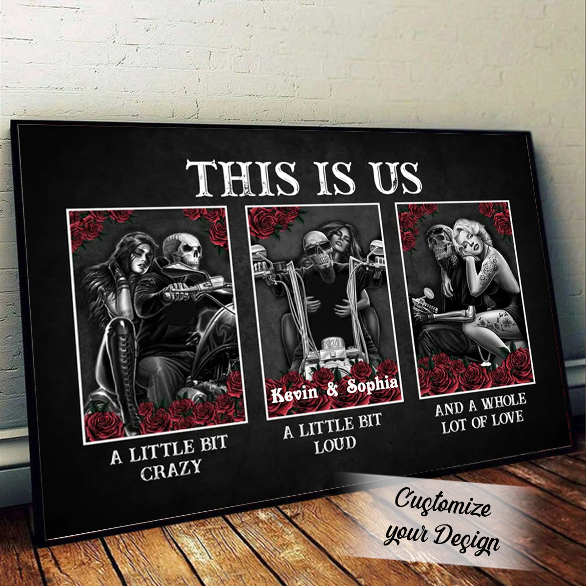 Biker This Is Us Skull Couple Custom Canvas Gift For Couple 5_1.jpg