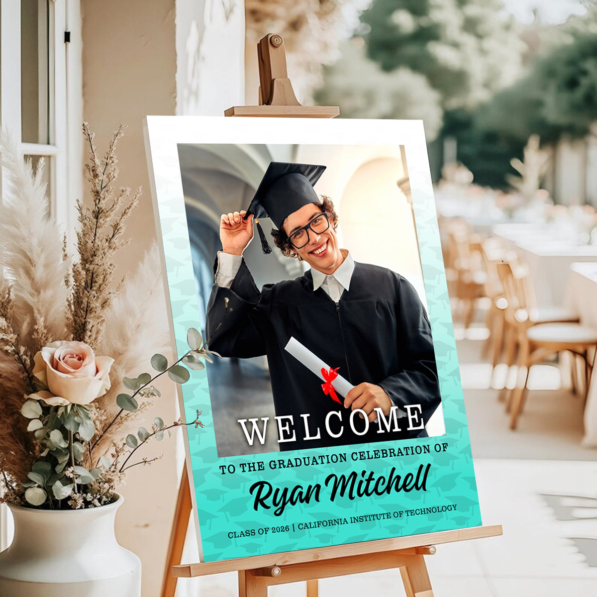 Class Of 2026 Congrats Graduation - Personalized Welcome Sign