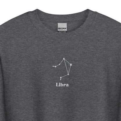 Libra Embroidered Sweatshirt, Embroidered Libra Crewneck Sweater, Embroidered Zodiac Shirt, Libra Shirt, Constellation Shirt 5_22052f4c-6714-4a81-b168-699835007e81.jpg