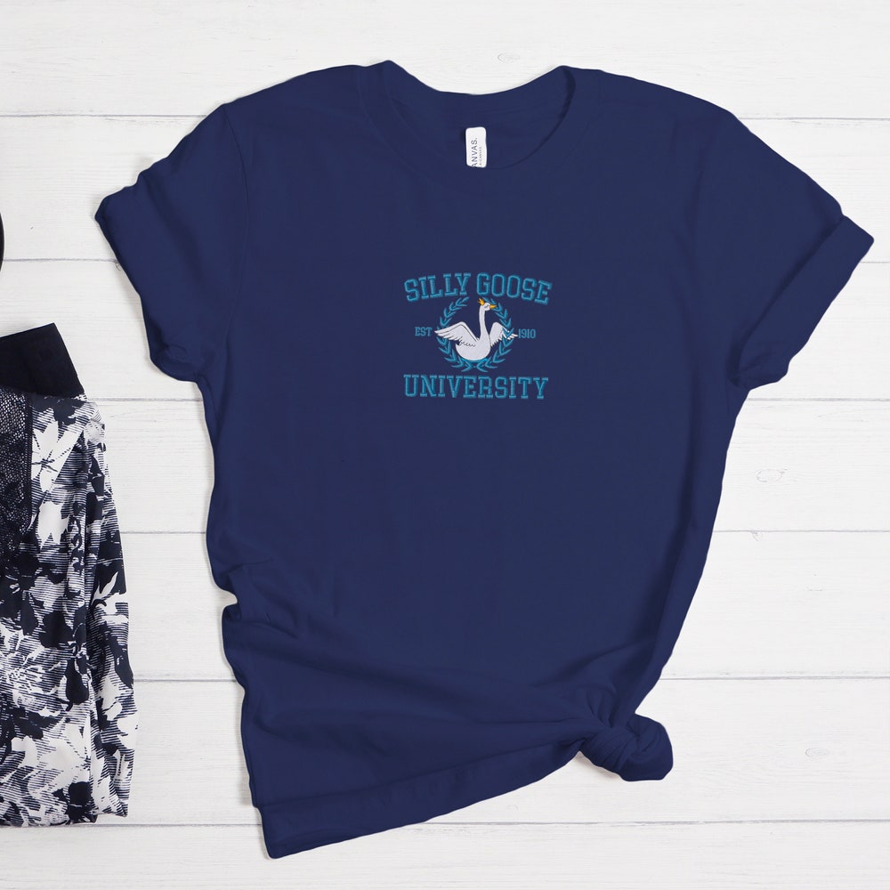 Embroidered Silly Goose University Shirt, Goose Crewneck Sweatshirt, Funny Sweatshirt, Funny Embroidered Tees, Group Gang Goose Shirt 5_290cd2cd-9eea-45d8-a235-e3fbd5186dbf.jpg