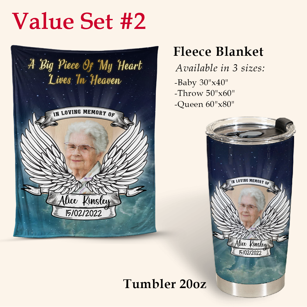 Memory Gifts - A Big Piece Of My Heart - Personalized Stainless Steel Tumbler 5_2e279087-9f4a-4d3f-a2b8-6b6ffbbe43e0.png