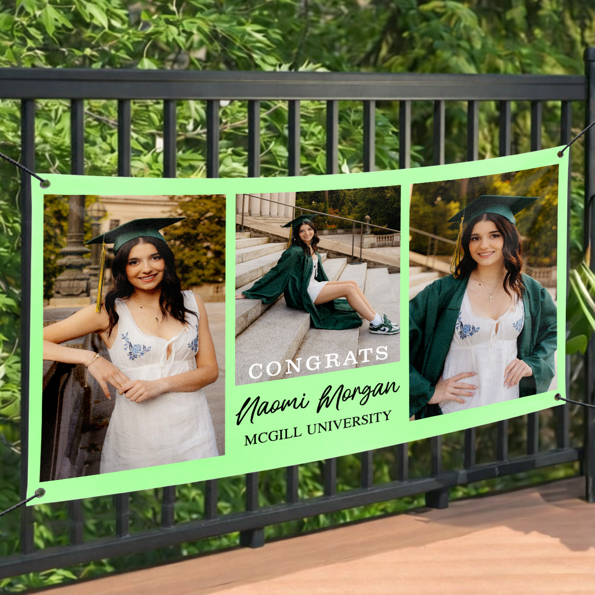 Personalized Graduation Banner - Congratulations Banner, Class of 2026 Banner Classic
