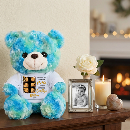 My Favorite Hello Memorial - Personalized Teddy Bear