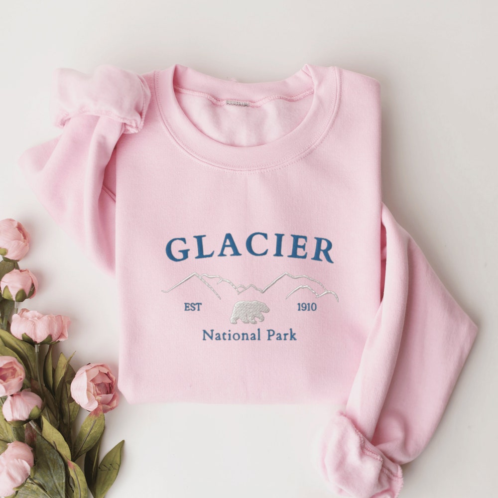 Glacier National Park Sweatshirt, Embroidered National Park Sweater, Glacier National Park Shirt, Embroidered Sweatshirt, National Parks 5_4b70a844-cdc3-403d-9089-007e125663a8.jpg