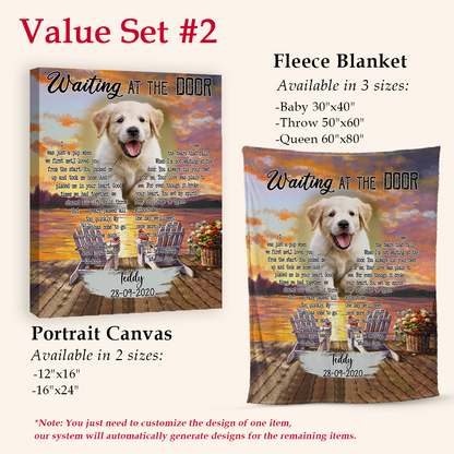 Personalized Dog Memorial Blanket - I Was Just A Pup When We First Met - Dog Memorial Gift For Him 5_8400bf5f-50af-4ce7-b649-0cdce7b2101e.png