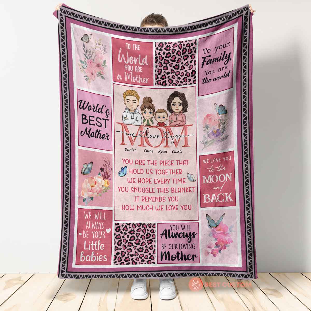 The Piece That Holds Us Together - Personalized Blanket - Mother's Day, Loving, Birthday Gift For Mother, Mom, Mommy 5_88ba0407-38d0-47f6-b867-6f7944839c70.jpg