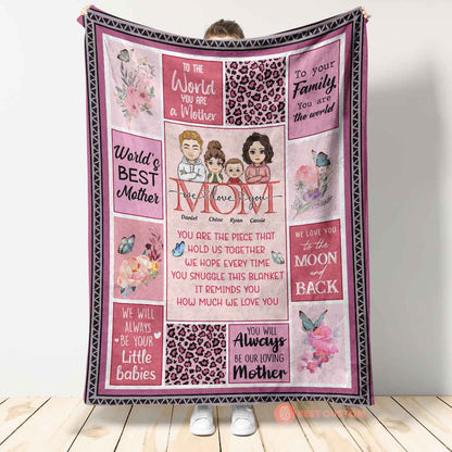 The Piece That Holds Us Together - Personalized Blanket - Mother's Day, Loving, Birthday Gift For Mother, Mom, Mommy 5_88ba0407-38d0-47f6-b867-6f7944839c70.jpg