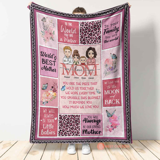The Piece That Holds Us Together - Personalized Blanket - Mother's Day, Loving, Birthday Gift For Mother, Mom, Mommy 5_88ba0407-38d0-47f6-b867-6f7944839c70.jpg