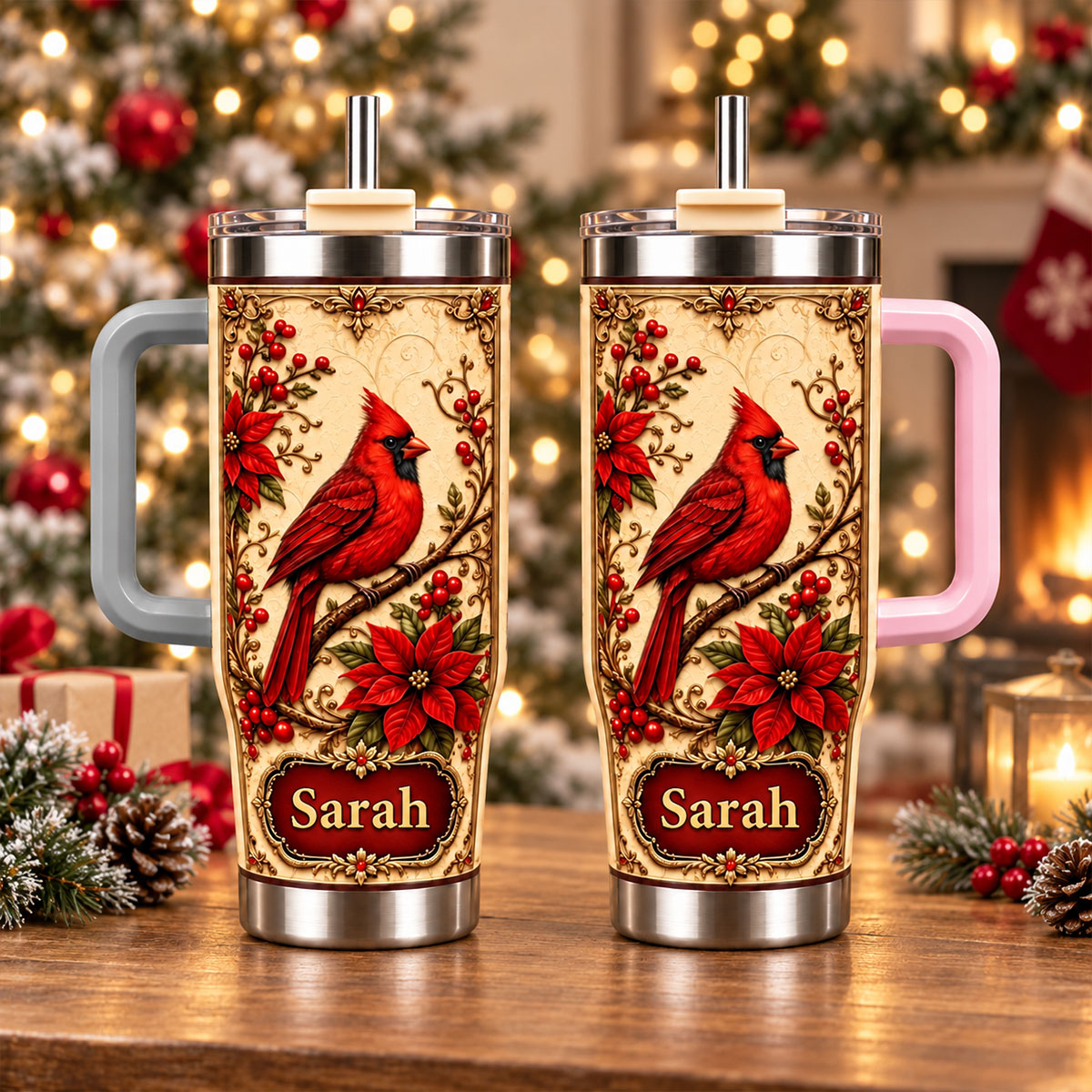 Personalized Cardinal Memorial Gift Tumbler