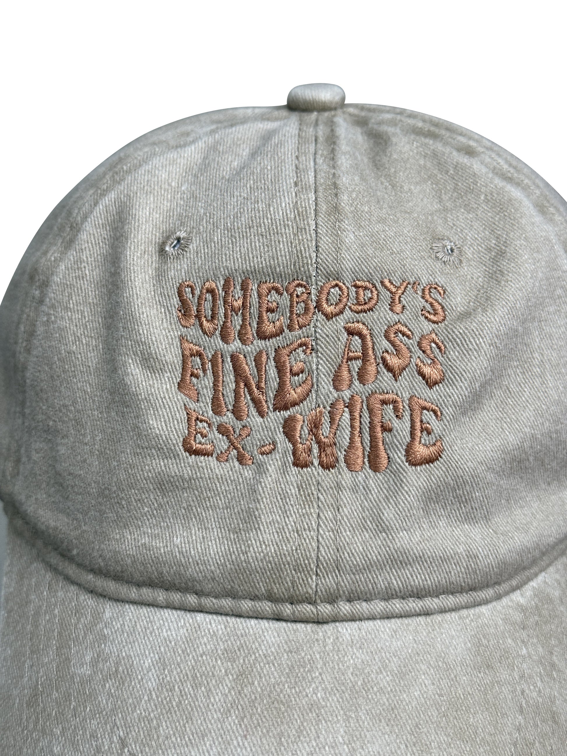 Customized EMBROIDERED Funny Divorce Hat, Somebody's Fine Ass Ex Wife Women's SnapBack Trucker Hat -Divorce Gift, Funny Divorce Gift For Her 5_bc25b723-9b69-48c0-aeb0-c2ded23e519a.jpg