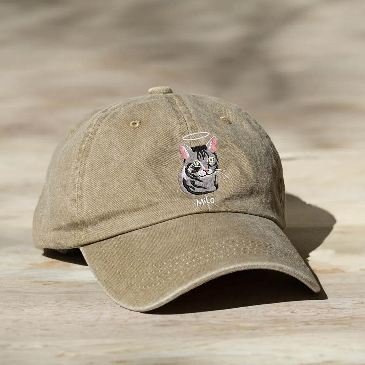 Custom Pet Embroidered Hat, Personalized Pet Hat, Custom Dog Baseball Cap, Christmas Gift For Her, Cat Hat For Cat Mom, Gift for Dog Lovers