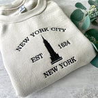 Embroidered New York Sweatshirt, Nyc Sweatshirt, City Sweatshirt, Embroidered City Trendy Sweatshirts, Empire State Building, Nyc Crewneck 5_c2ed1231-2342-4edb-a87c-190085dbdfd0.jpg