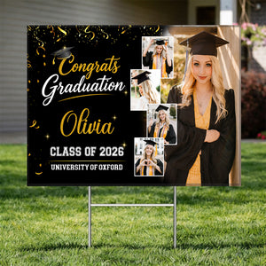 Graduation Party Yard Sign - Class of 2026 Lawn Sign