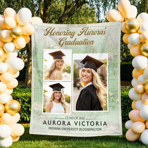 Grad Party Photo - Personalized Graduation Backdrop