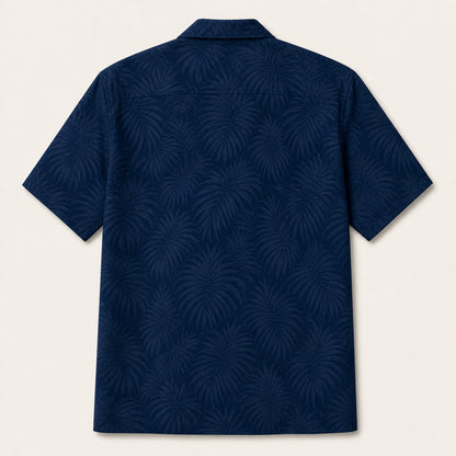 Best Dad Face Pattern Hawaiian Shirt - Back view